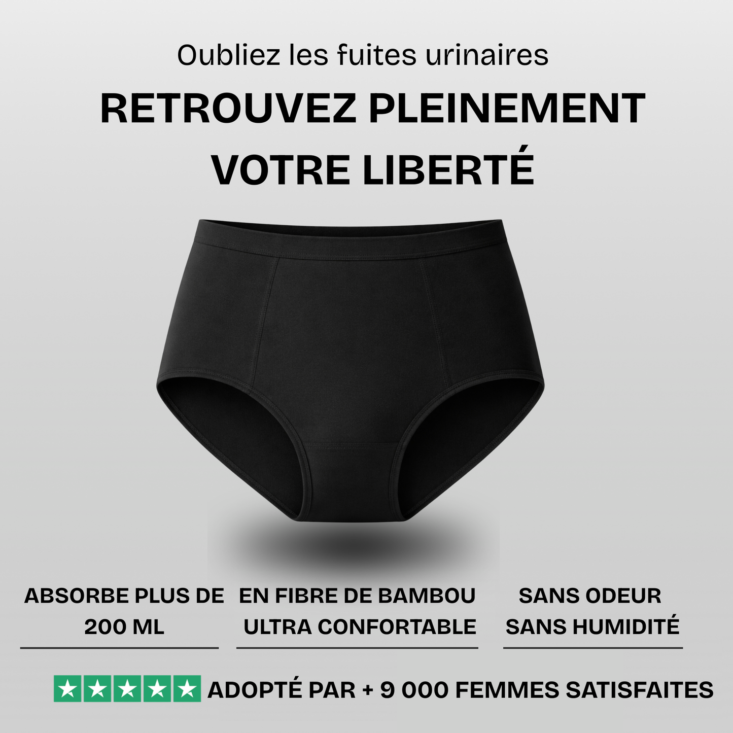 CULOTTES D'INCONTINENCE