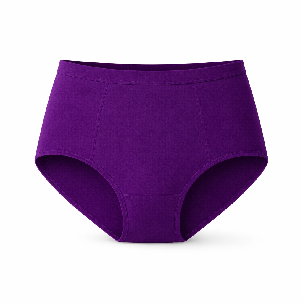 Culottes anti fuite violet
