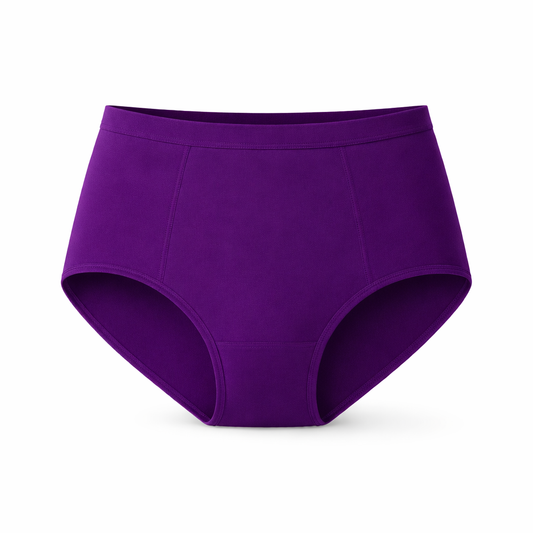 Culottes anti fuite violet