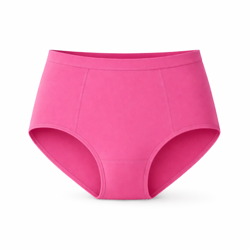 Culottes anti fuite rose