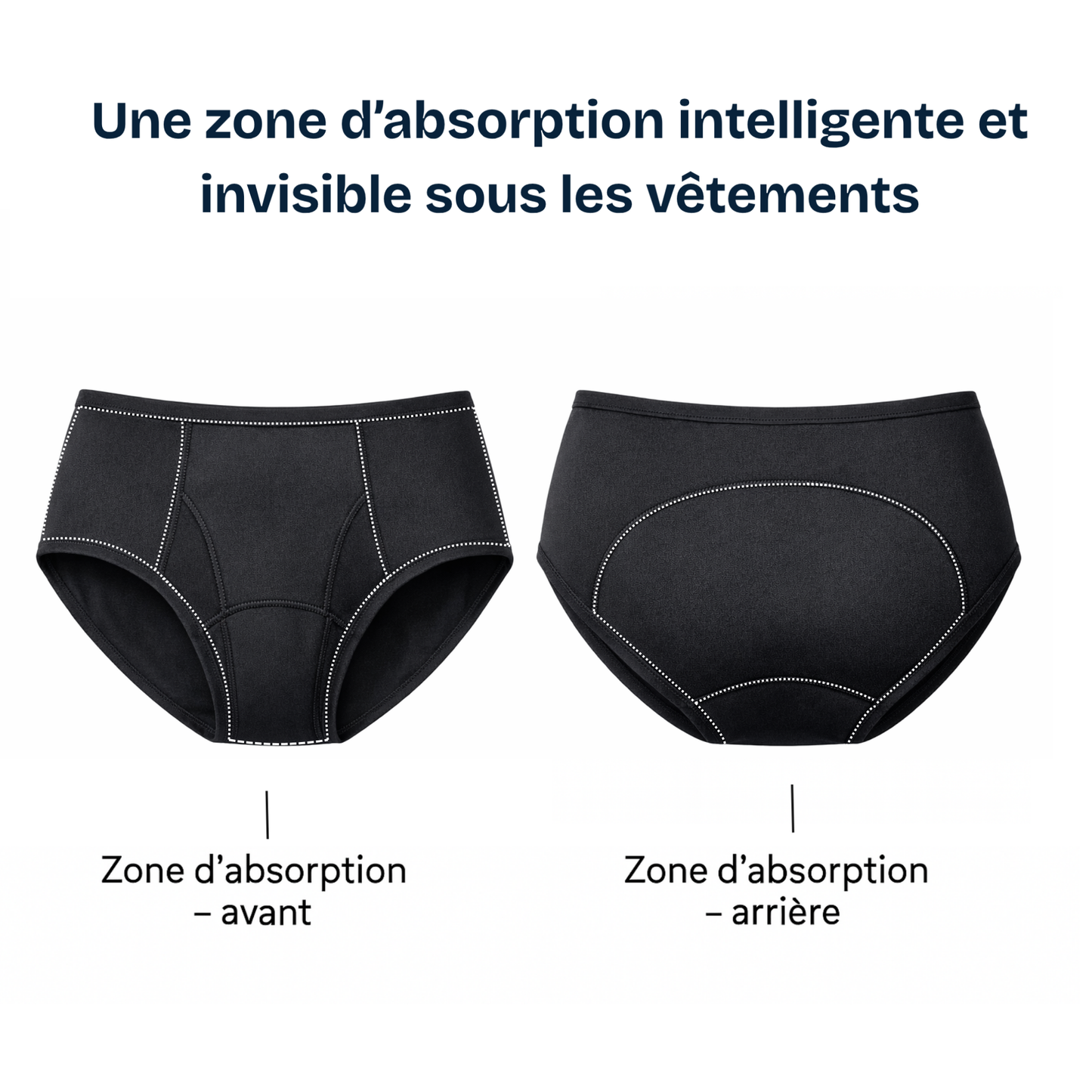 Culottes anti fuite violet