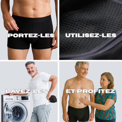 PACK DE 10 BOXER GRIS