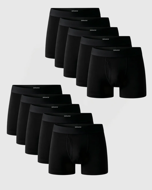 PACK DE 10 BOXERS NOIR
